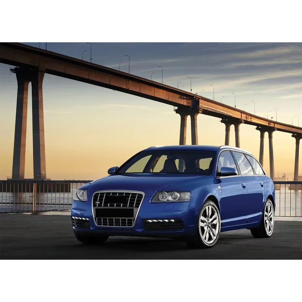 Audi A6 S6 C6 2005-2011 Change To S6 Style Front Bumper Grill Upper Grill