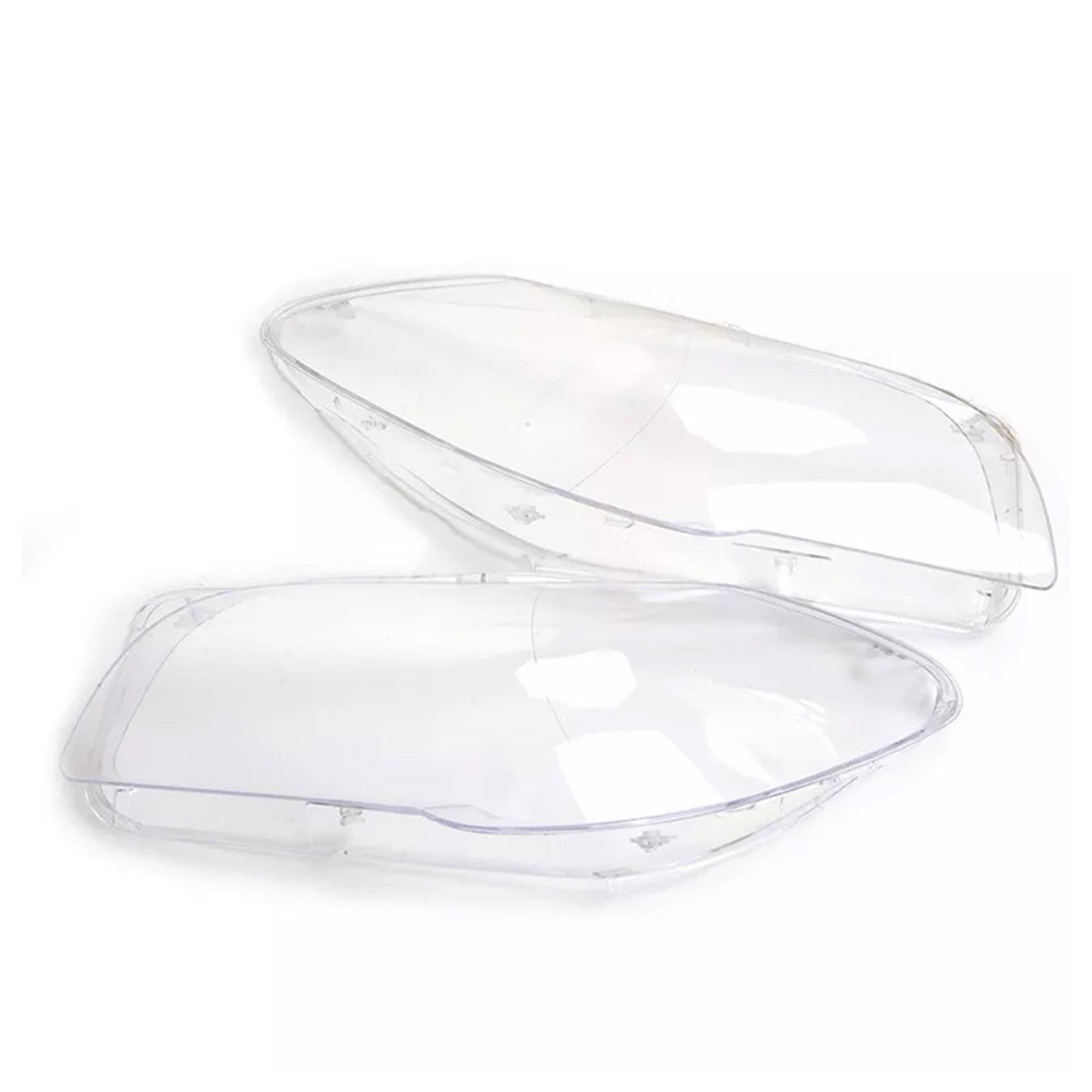 2 piezas de cubierta de lente de faro delantero para BMW Serie 5 F10 2010-2013, pantalla de lámpara izquierda y derecha 63117271912 63117271911