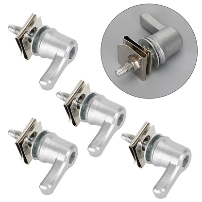 4Pcs Fits For 01-20 Touring Saddlebag Lever Lock Bolts&Nuts Kit Mounting Set