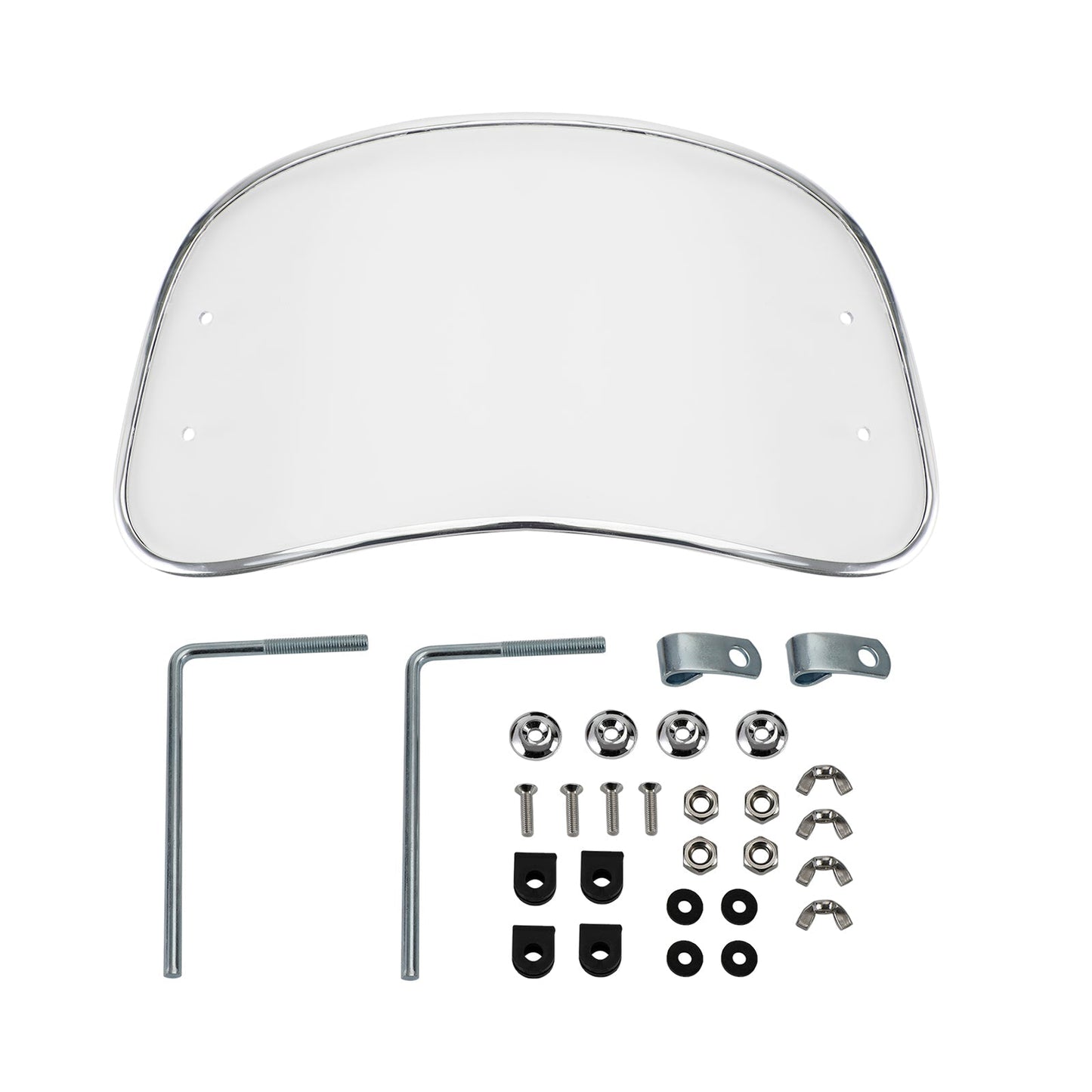 Pare-brise avant universel en ABS pour moto, compatible avec la plupart des motos