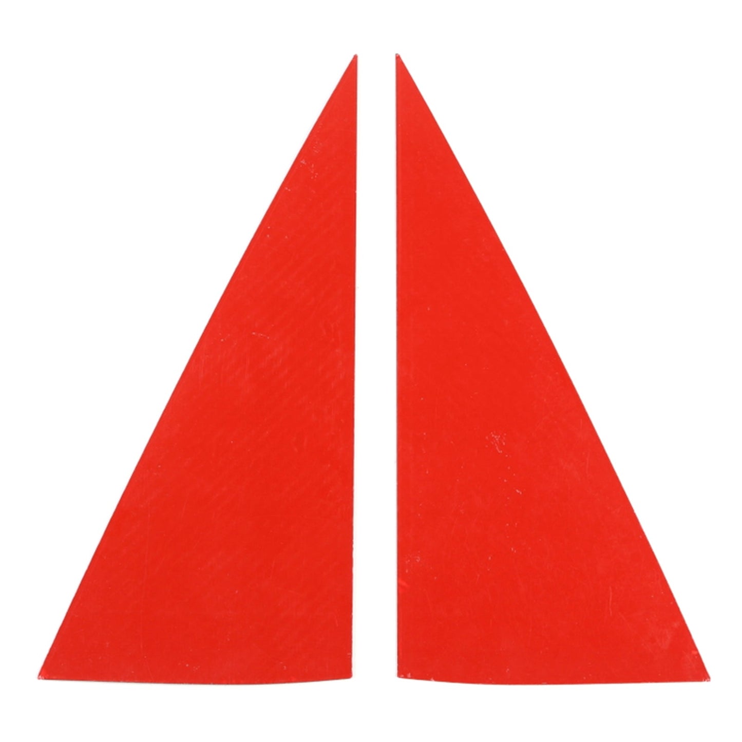 Carbon Front+Rear Triangular Window Glass Plate Trim Renegade 2016-2019