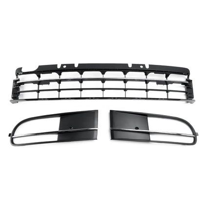 2012-2016 Volkswagen Beetle 5C Front Bumper Lower Grille + Fog Light Grill Generic