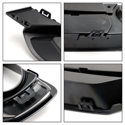 2014-2015 BMW 3 Series 328d 328d xDrive 2PCS Front Bumper Fog Light Grille Covers
