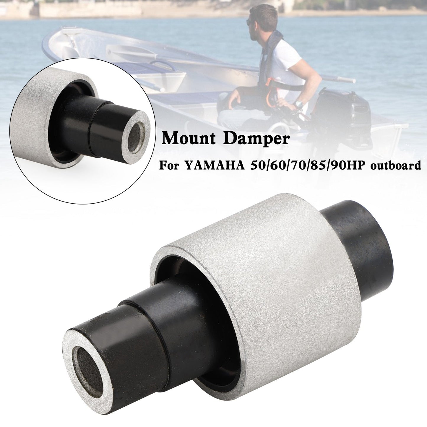 688-44514-00-94 Amortiguador de montaje lateral superior para motor fueraborda YAMAHA 50/60/70/85/90HP