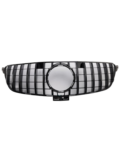 GT Style Front Bumper Grille Grill Fit Mercedes Benz GLE-Class W166 2015-2018
