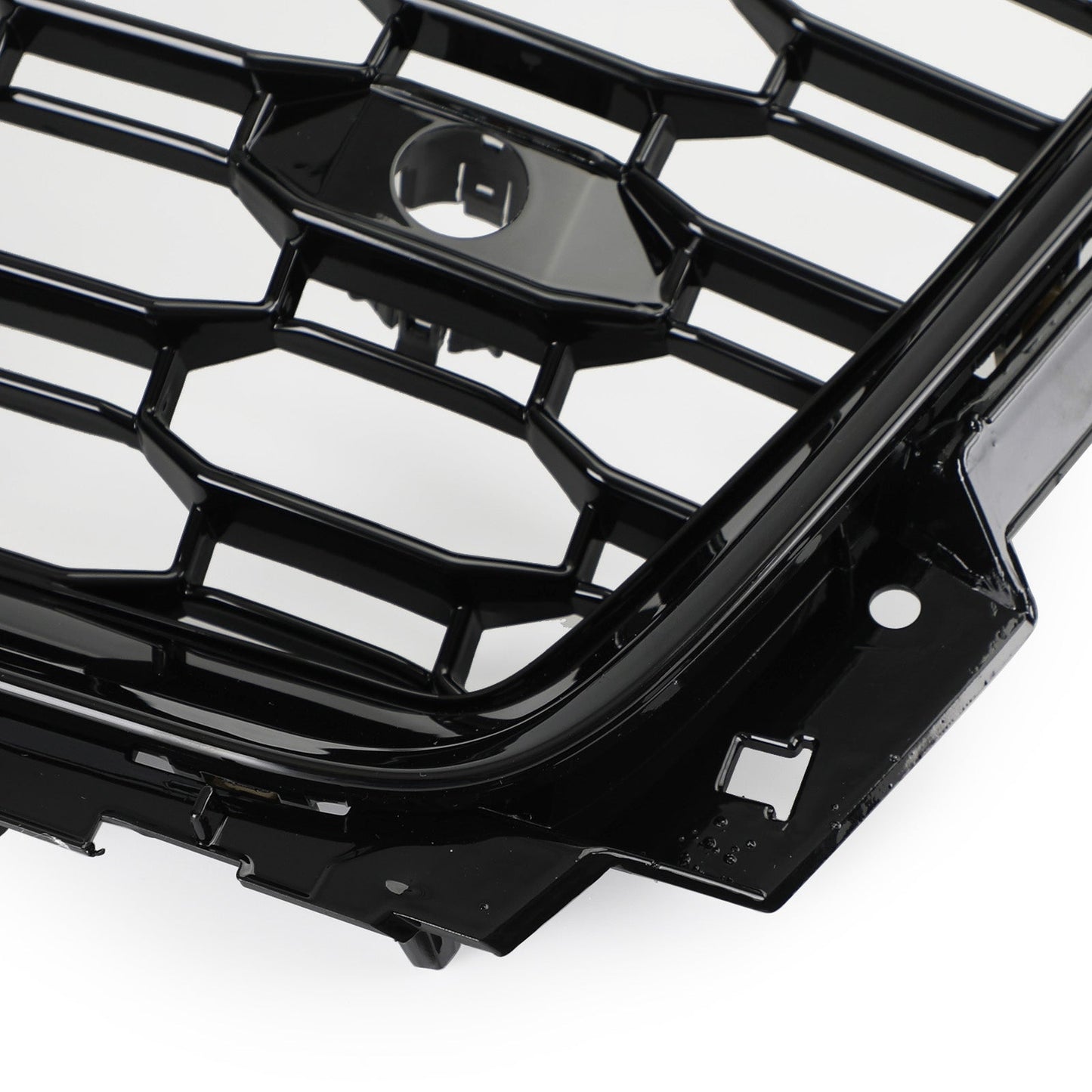 2017 2018 2019 Audi A5 / A5 Sline / S5 B9 RS5 Style Honeycomb Sport Mesh Hex Grille Front Bumper Glossy Black Grill