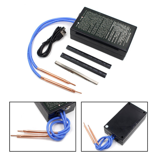 Mini máquina soldadora por puntos DIY con batería 18650 recargable por USB, portátil y doméstica
