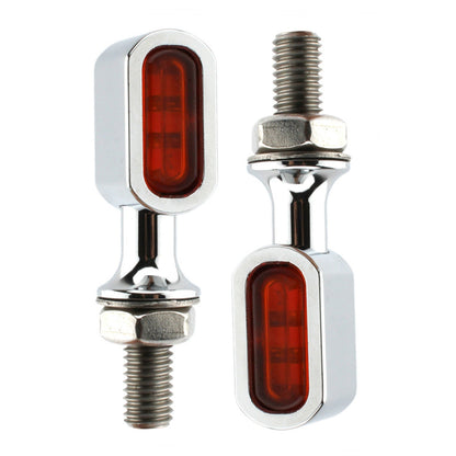 Sportster Touring Dyna Softail LED Rear Mini E Mark Turn Signal Indicator Assosary