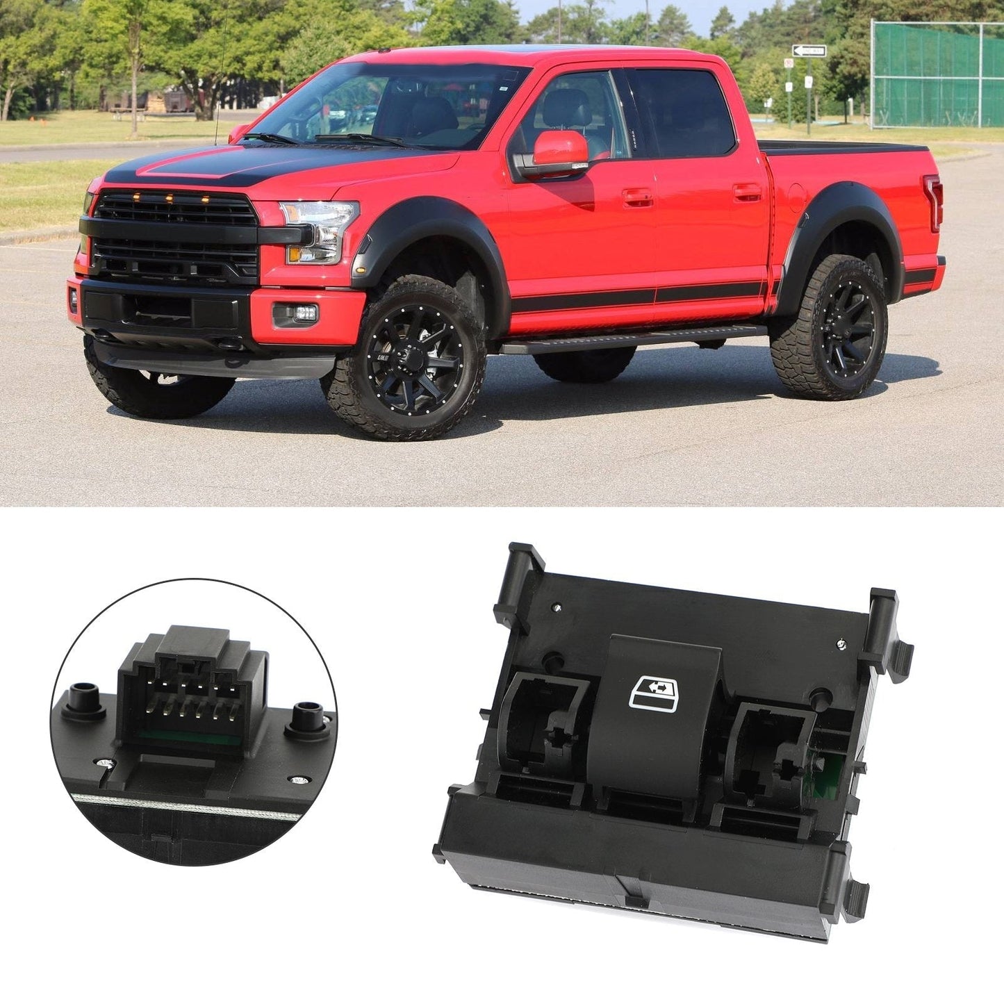 9L3Z-15B691-AA Interruptor de consola de ventana corrediza eléctrica para Ford F150 F250 F350