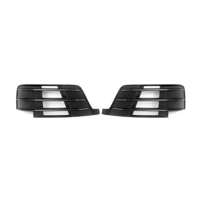 2X Original Car Front Bumper Fog Light Grilles For Audi Q7 S-Line 2016-2019