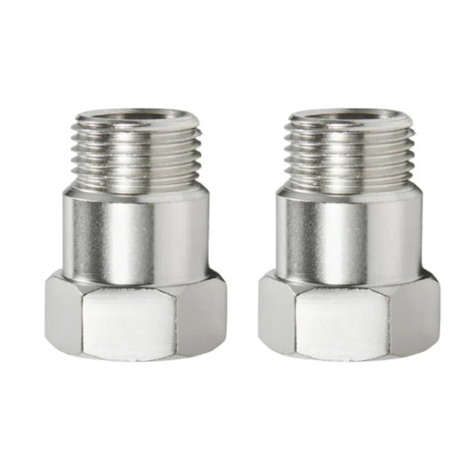 2 tapones para sensor de O2 de 32 mm, M18 x 1,5, adaptador y espaciador para tubo de prueba de sensor de oxígeno O2
