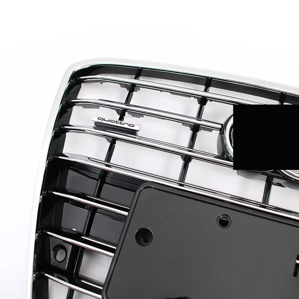 Audi A8 D4 2010-2014 Chrome Black High Quality ABS Front Bumper Grill 4H0 853 651 Radiator Grill