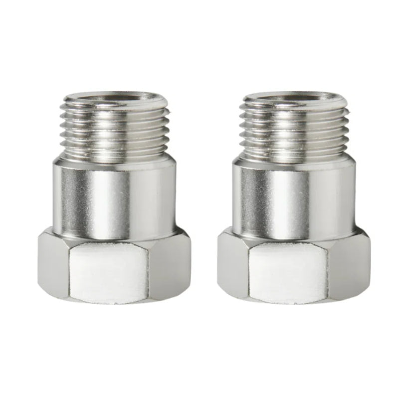 2PCS O2 Sensor Bung 32mm M18x1.5 O2 Oxygen Sensor Test Pipe Extension Extender Adapter Spacer
