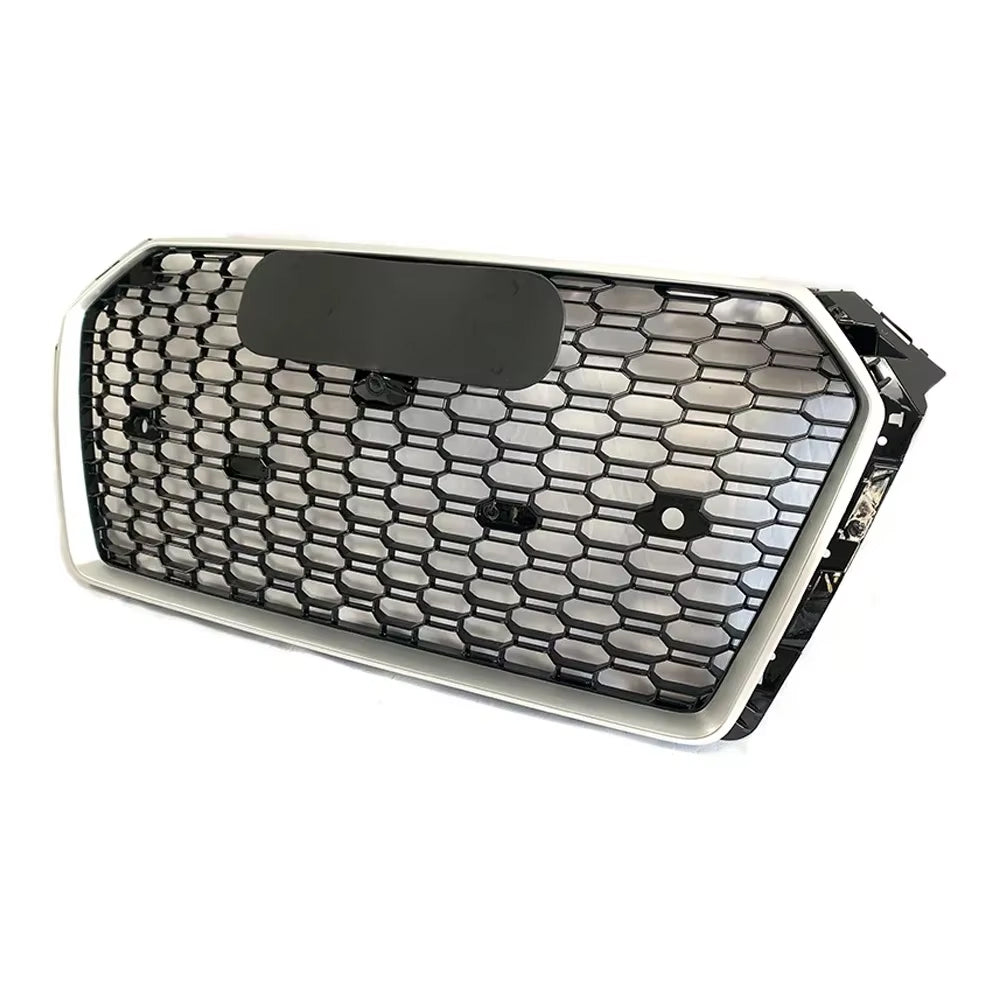 2016-2019 Audi A4 S4 B9 To RS4 Style Front Bumper Grill High Quality Honeycomb Upper Grille