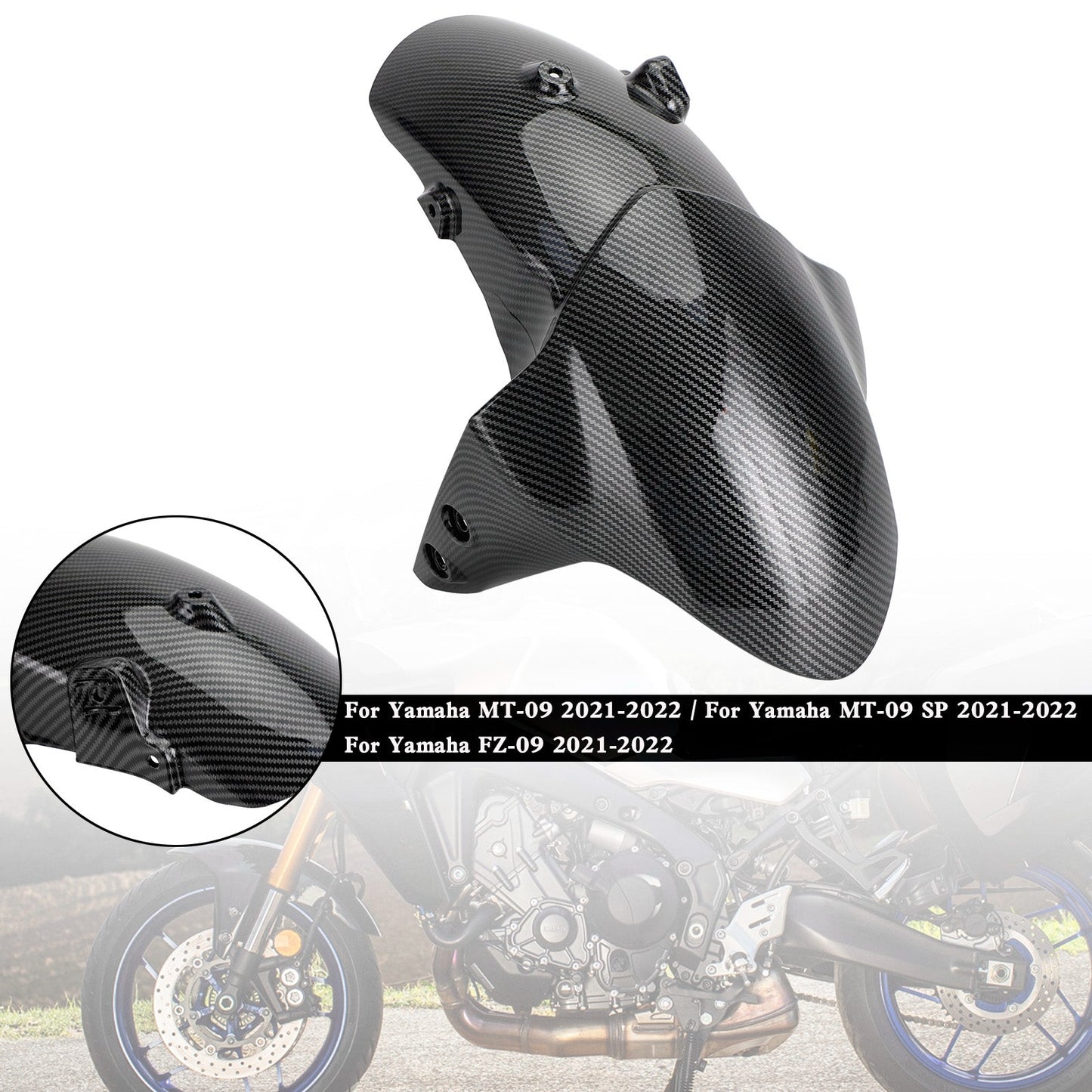 Carénage de garde-boue avant pour Yamaha MT-09 FZ-09 MT09 SP 2021-2022