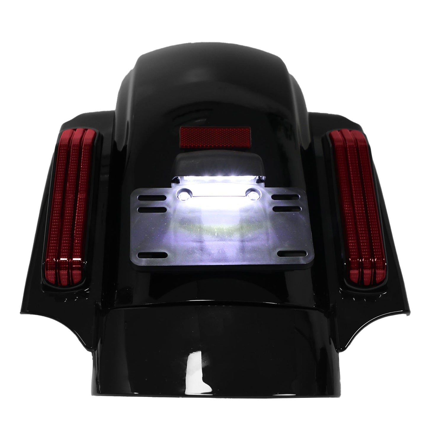 Guardabarros trasero compatible con Harley Street Glide Special FLHXS 14-20, Ultra Limited Low FLHTKL 15-20, Ultra FLTRU 16-20.