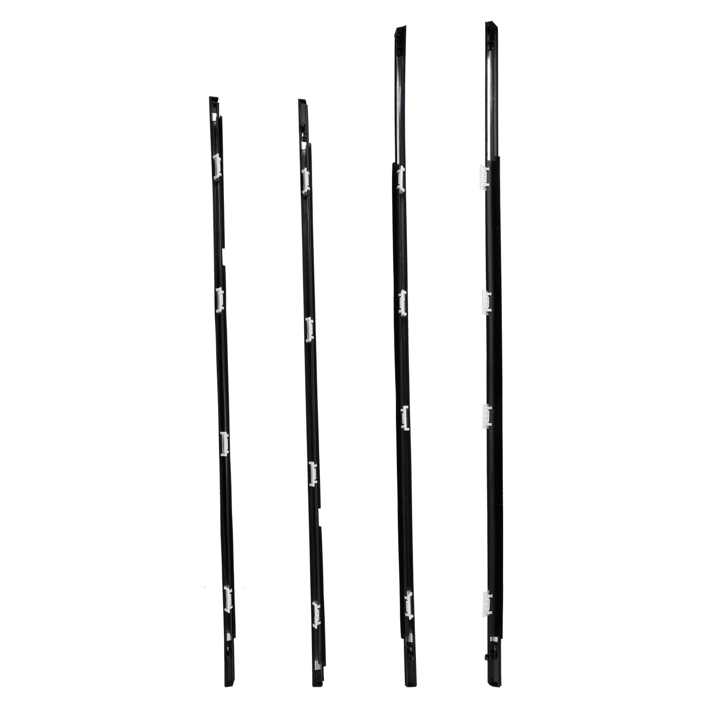 2001-2005 Honda Civic 4pcs Weatherstrip Window Seal 72410S5A003 72450S5A003