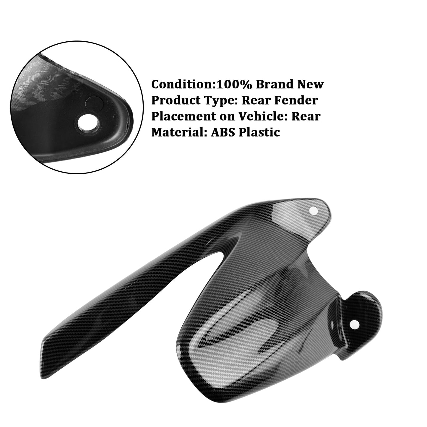 Guardabarros trasero y carenado para Ducati Desert X 22-23