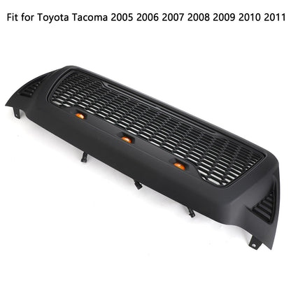 Toyota 2005-2011 Tacoma Front Grille With LED lights Bumper Hood Mesh Grill