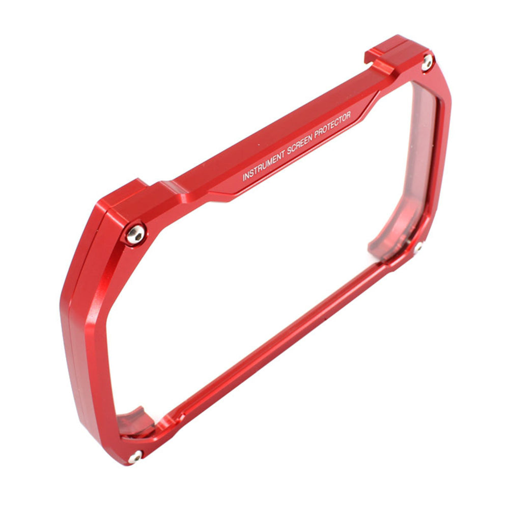 Cubierta protectora de aluminio para velocímetro, color negro, compatible con BMW R1200 Gs 18-20 R1250 Gs 19-20, color rojo