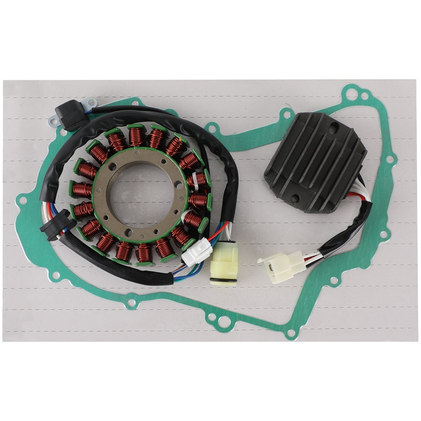 2000-2001 Yamaha Big Bear 400 Generator Stator Regulator Rectifier Gasket