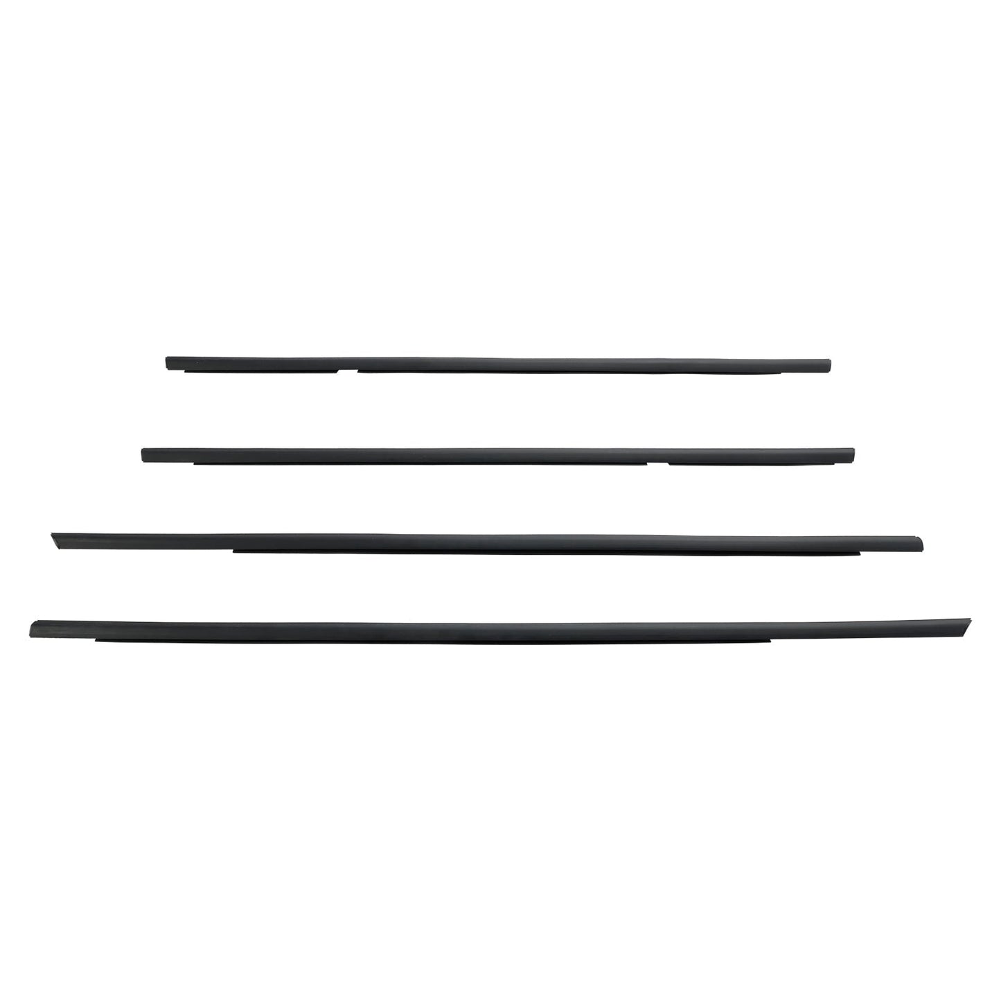 2001-2005 Honda Civic 4pcs Weatherstrip Window Seal 72410S5A003 72450S5A003