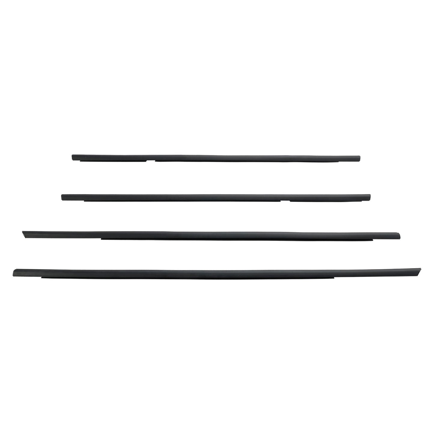 2001-2005 Honda Civic 4pcs Weatherstrip Window Seal 72410S5A003 72450S5A003