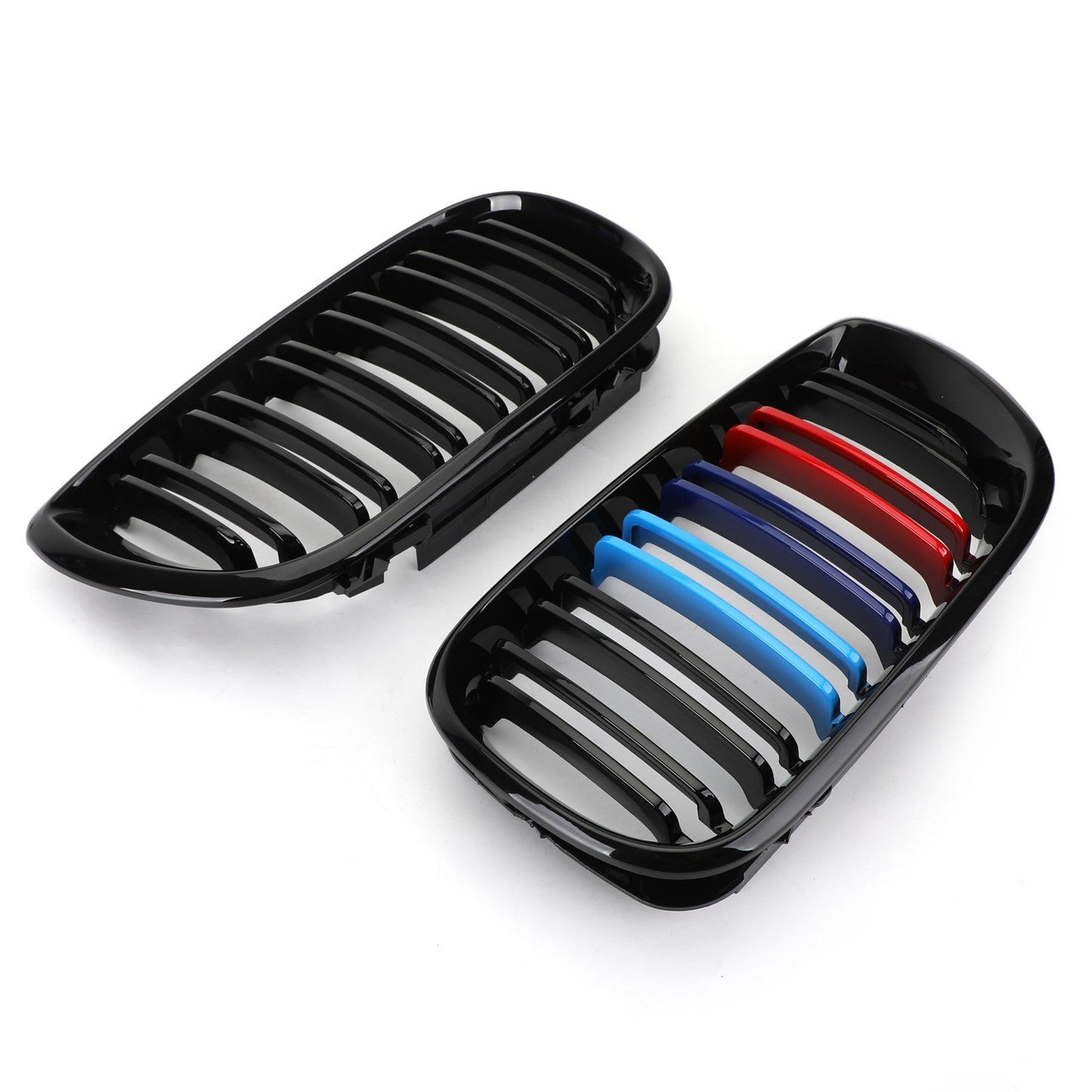 BMW 2002-2005 3 Series E46 4 Door 3 Colors Front Kidney Grille Double Rib
