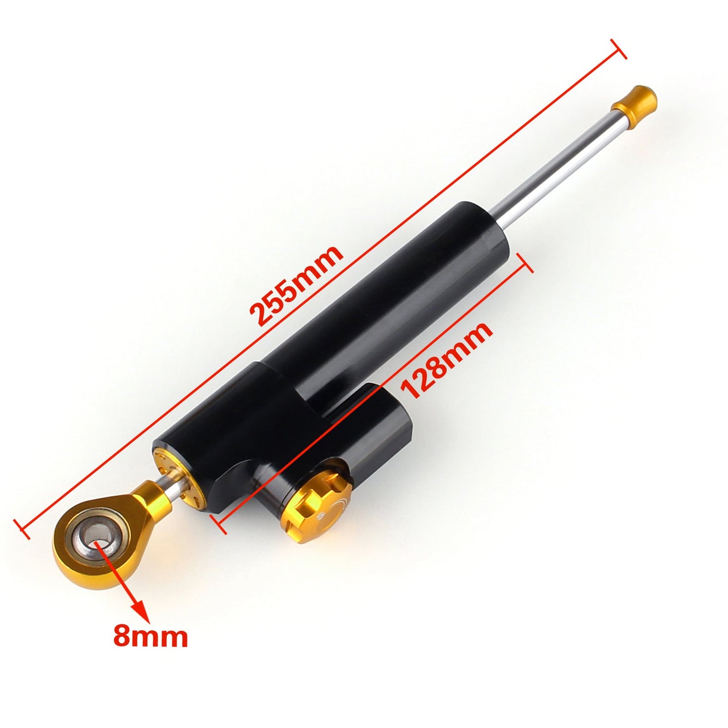 Amortisseur de direction réglable CNC universel pour moto