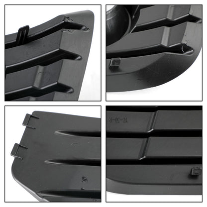Volkswagen 2010-2015 Transporter Caravelle T5 T5.1 S-Line Fog Lamp Light Cover Insert S-line Grill Gloss Black