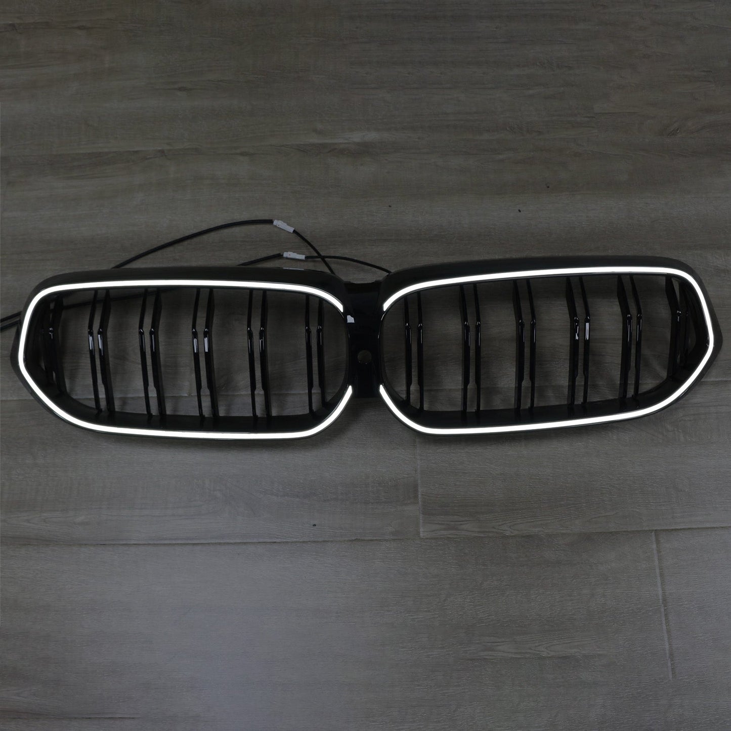 2020-2025 BMW 6 Series G32 Double Slat Black Front Kidney Grill Grille