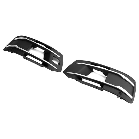 2016-2019 Audi Q7 Standard Version Front Bumper Cover Fog Light Grille Bezel Insert Grill