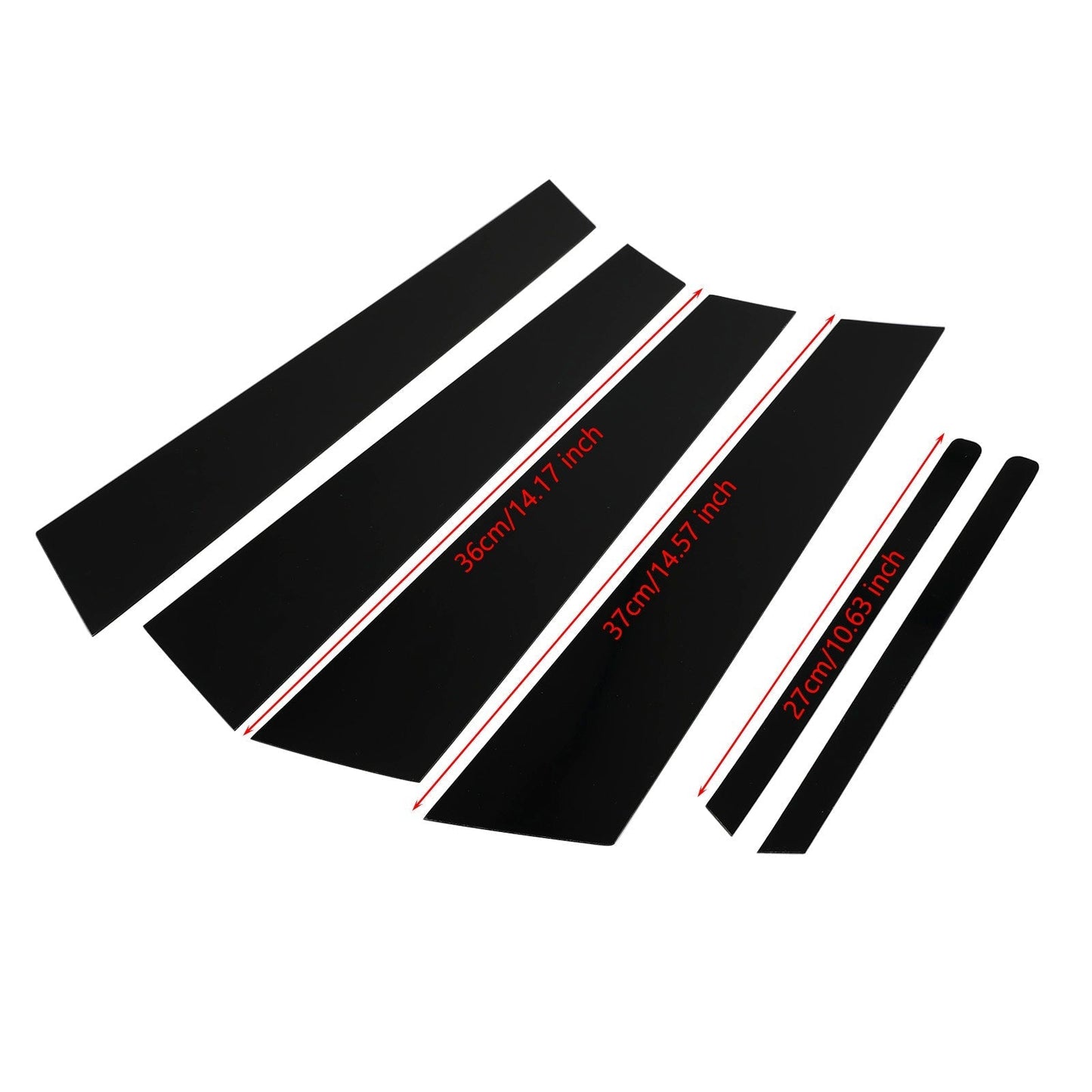 2006-2011 Honda Civic 6Pcs Car Window Pillar Posts Cover Trim