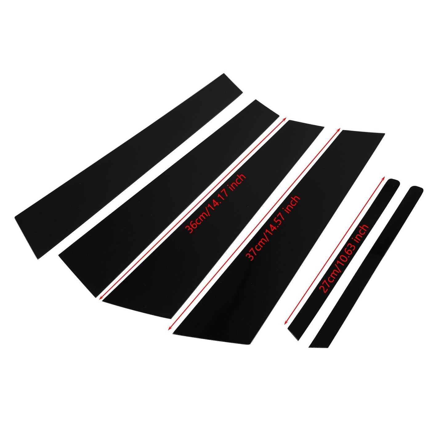 2006-2011 Honda Civic 6Pcs Car Window Pillar Posts Cover Trim