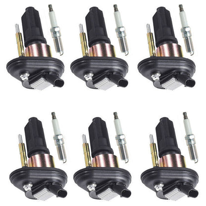 2002-2005 Chevrolet Trailblazer EXT L6 4.2L 6X Ignition Coils Spark Plugs UF303