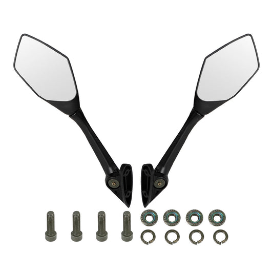 Paire de rétroviseurs noirs pour Yamaha GPD 125 155 NMax N-Max YZF-R3 R25 15-21