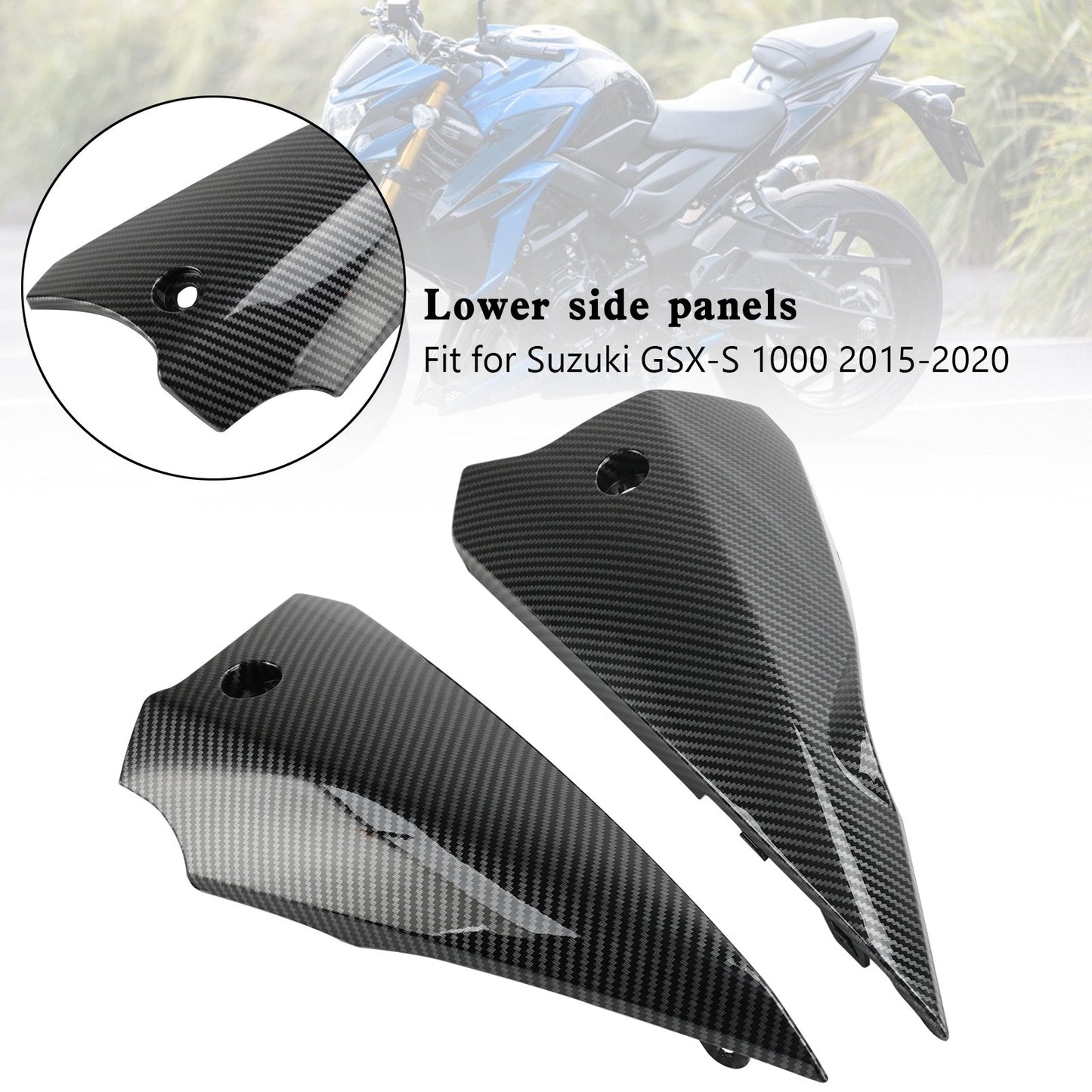 Carénage inférieur et panneaux de carénage supérieurs pour Suzuki GSX-S 1000 2015-2020