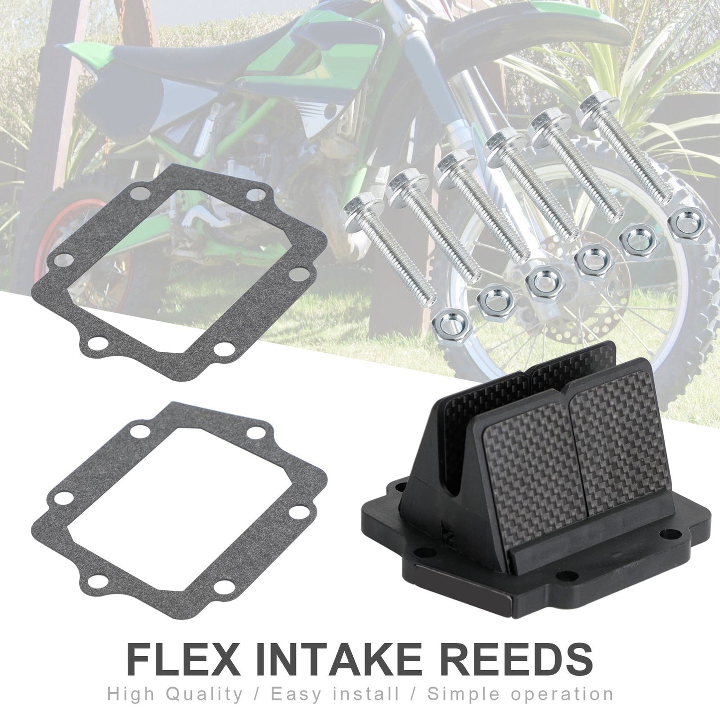 Système de clapets V313C pour Kawasaki KX125 1993-2002