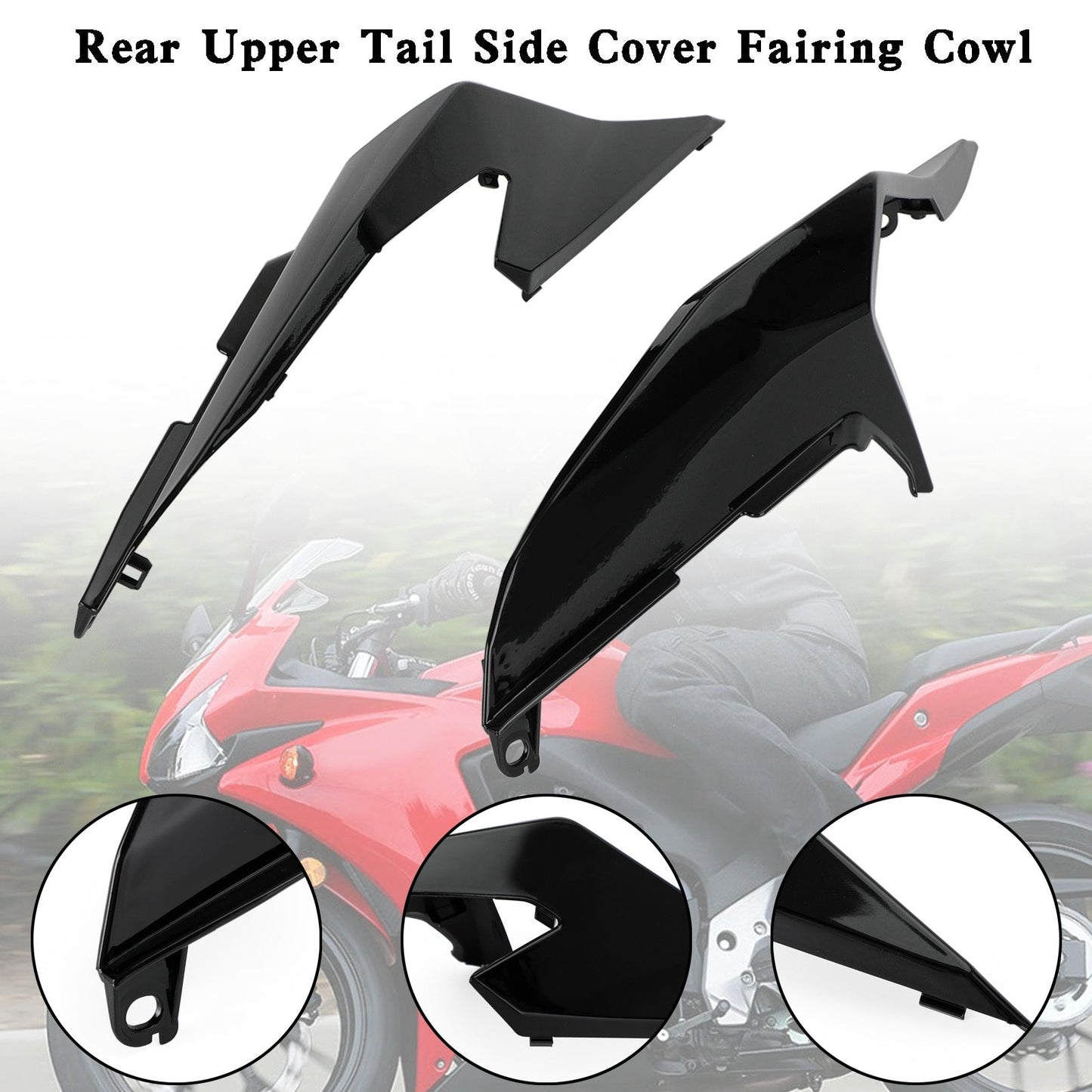 Capot de carénage latéral arrière supérieur pour Honda CBR500R 2019-2021