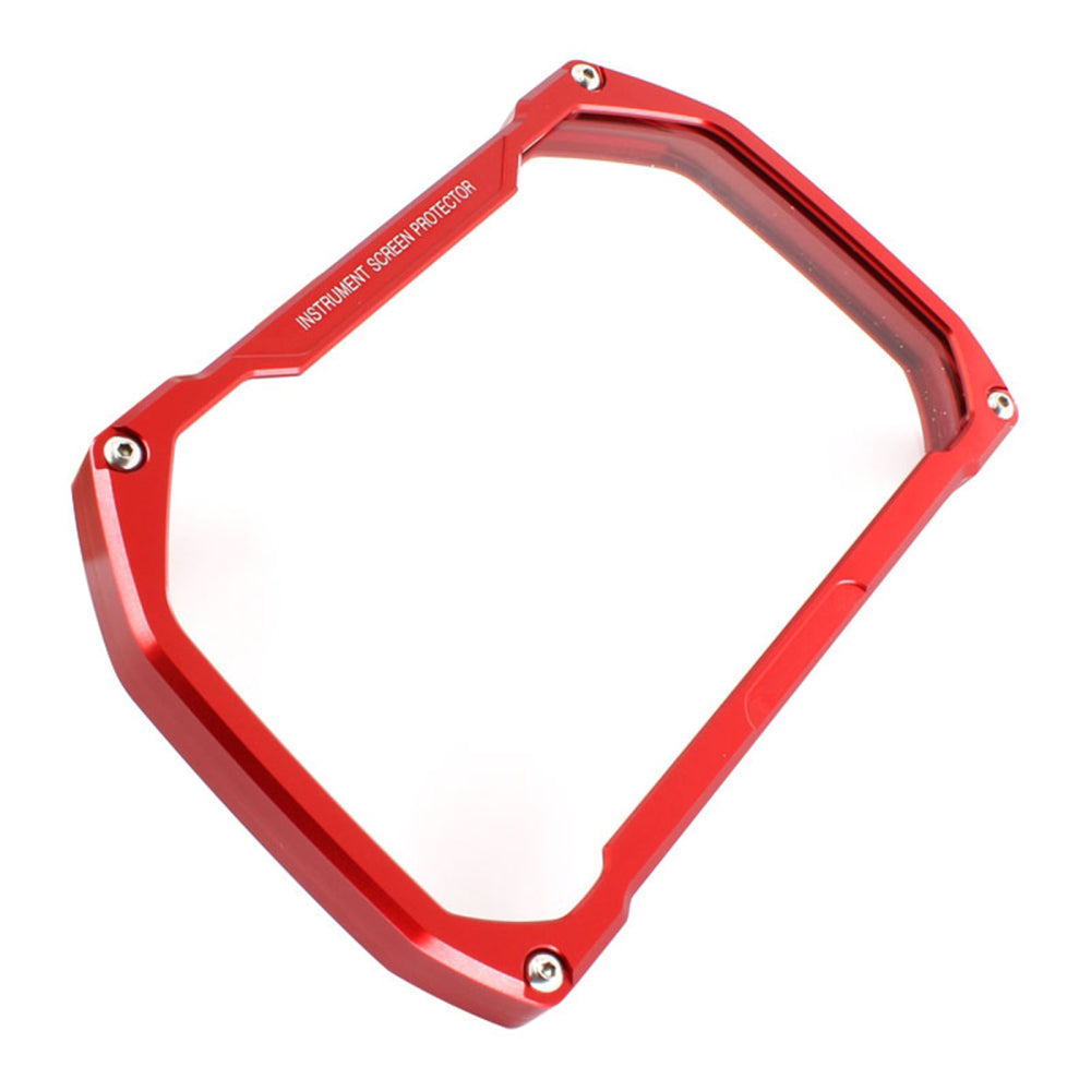 Cubierta protectora de aluminio para velocímetro, color negro, compatible con BMW R1200 Gs 18-20 R1250 Gs 19-20, color rojo