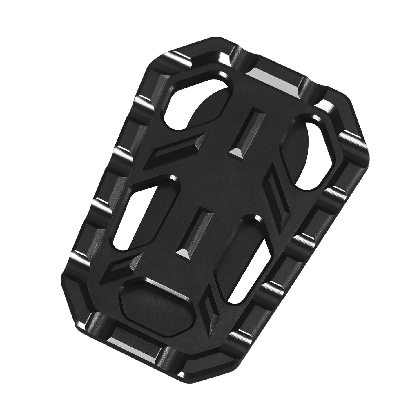 Reposapiés CNC, cubiertas para pedal de conductor, compatibles con TR Scrambler 1200 Tiger Silver