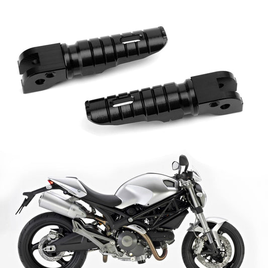 Repose-pieds arrière pour Ducati 696 08-14, 796 11-14, M1100 09-13, noir