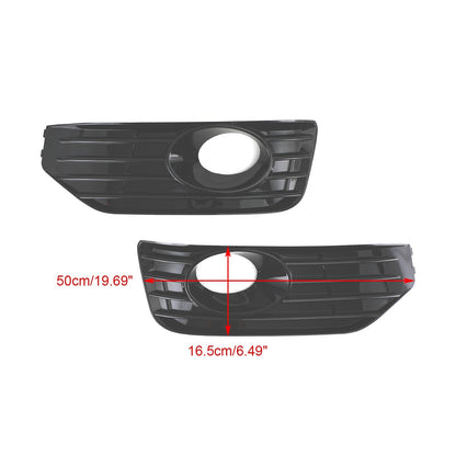 Volkswagen 2010-2015 Transporter Caravelle T5 T5.1 S-Line Fog Lamp Light Cover Insert S-line Grill Gloss Black