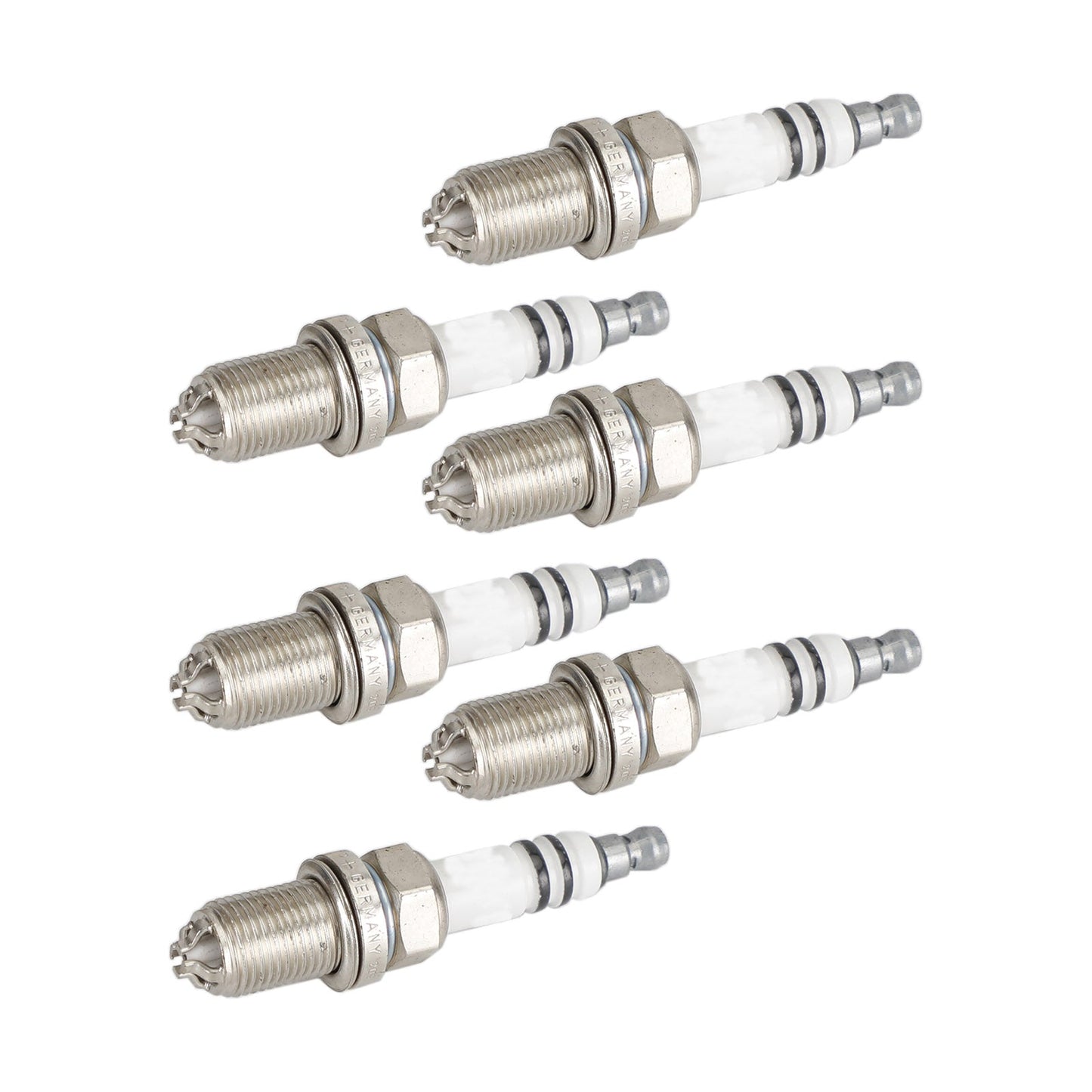 0242236562 Lot de 6 bougies d'allumage 12120037608 1435855 12129071003 93190944 pour BMW E36 E46 323i 325i 323i 328i 330i E39