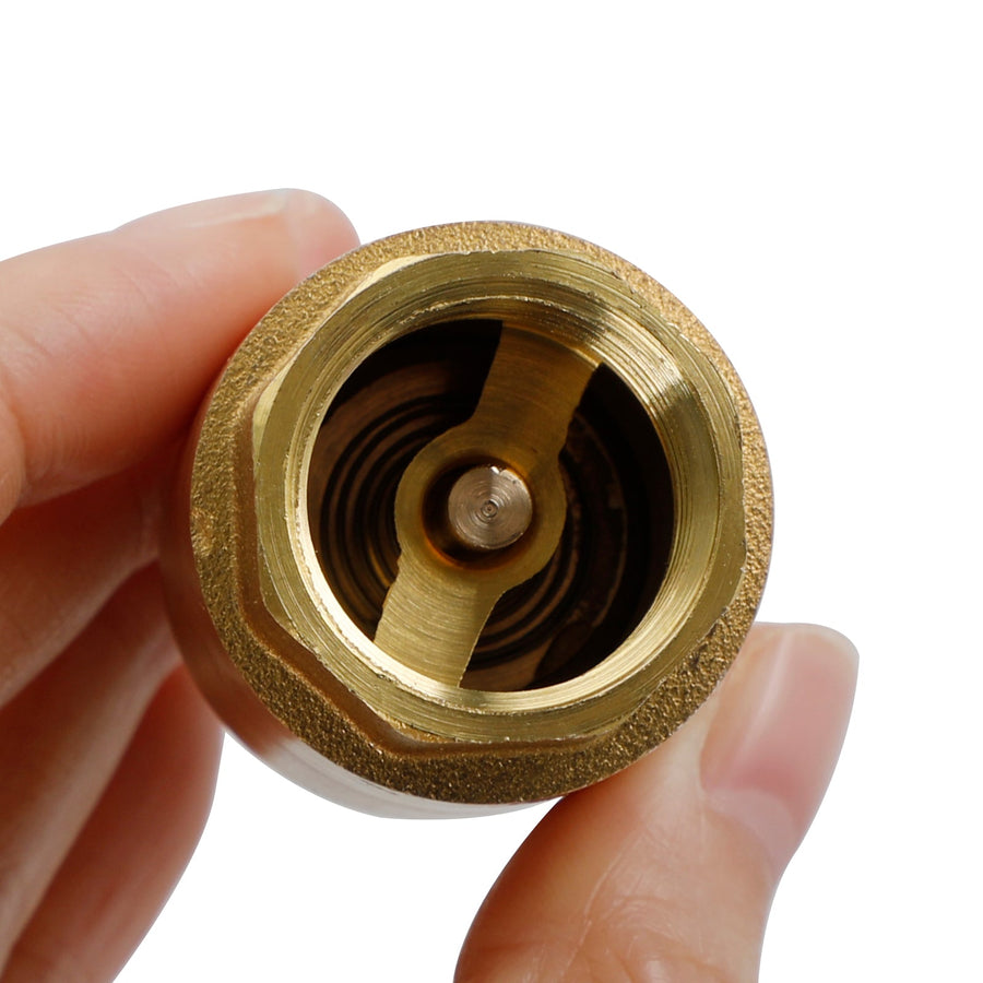 Brass Check Valve G1/2" G3/4" G1" M To F Thread Non-Return Backflow Prevention, G3/4"