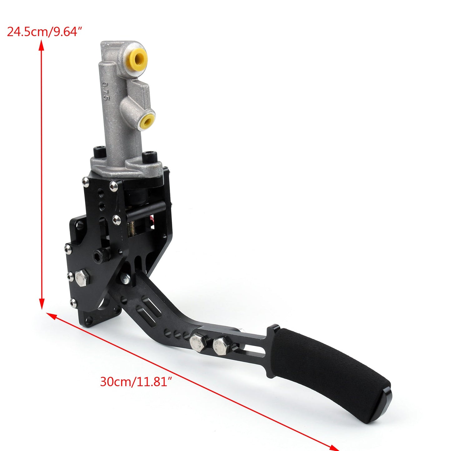 Hydraulic Drift E-Brake Racing Handbrake Vertical Horizontal Aluminium Black