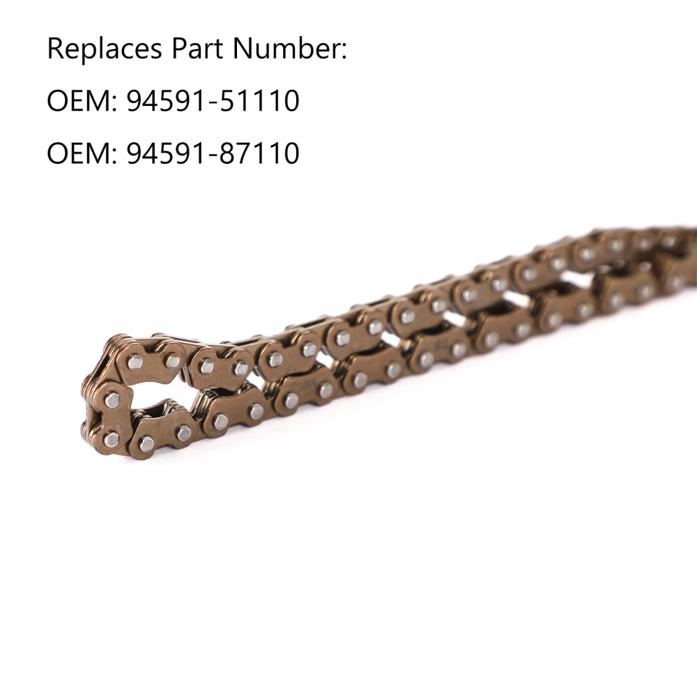 Timing Drive Chain For Yamaha 94591-51110 94591-87110 Xvs125 Xvs250 Yfm350Fwan