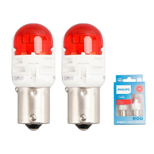 Pour Philips 11498RU60X2 Ultinon Pro6000 LED-RED P21W Rouge intense 75lm