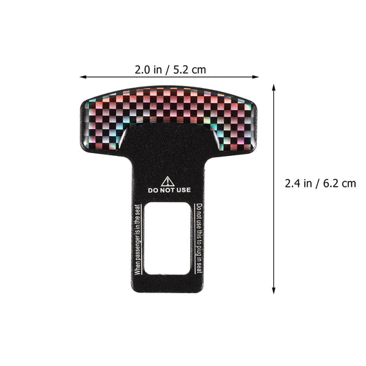 2-Pack Car Seat Belt Alarm Silencer Buckles Clips Universal Fit for All Model