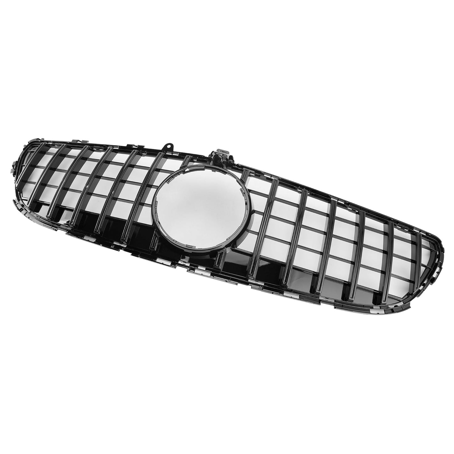 2015-2018 Mercedes Benz CLS Class W218 C218 X218 GTR Style Grill Front Bumper Glossy Black Grille